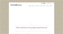 Desktop Screenshot of parmayoga.it